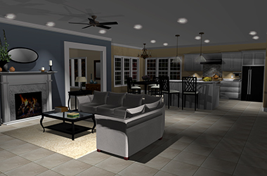 Punch Software KitchenLivingRoom Lighting